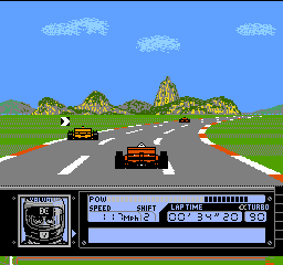 Al Unser Jr. Turbo Racing (USA) In game screenshot